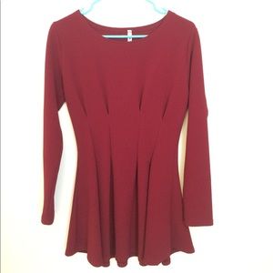 Maroon formal dress